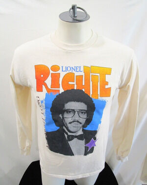 Lionel Richie All Night Long Tour 2023 Ivory Long Sleeve T Shirt Adult Sz S